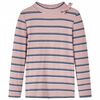 Lang&aelig;rmet T-shirt til b&oslash;rn str. 140 lyser&oslash;d