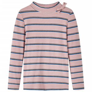 Lang&aelig;rmet T-shirt til b&oslash;rn str. 140 lyser&oslash;d