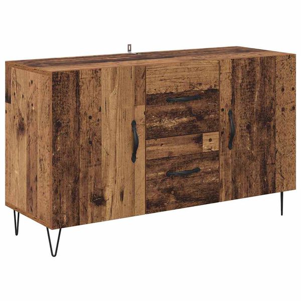 vidaXL Sideboard Gammelt tr&aelig; 100 x 36 x 60 cm Konstrueret tr&aelig;