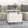 vidaXL sofabord 60x44,5x45 cm konstrueret tr&aelig; hvid h&oslash;jglans