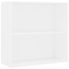 vidaXL bogreol 80x30x76,5 cm konstrueret tr&aelig; hvid