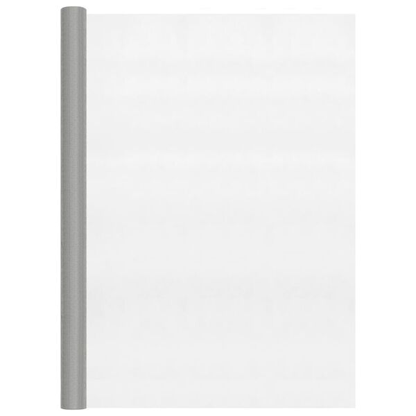 vidaXL net 112x1000 cm rustfrit st&aring;l s&oslash;lvfarvet