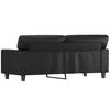 vidaXL 2-personers sofa 140 cm kunstl&aelig;der sort