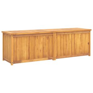 vidaXL hyndeboks 175x50x55 cm massivt teaktr&aelig;