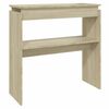 vidaXL konsolbord 80x30x80 cm konstrueret tr&aelig; sonoma-eg
