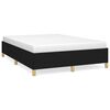 vidaXL sengeramme uden madras 140x200 cm stof sort