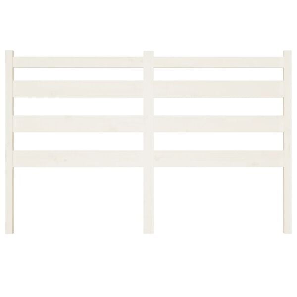 vidaXL sengeg&aelig;rde 166x4x100 cm massivt fyrretr&aelig; hvid