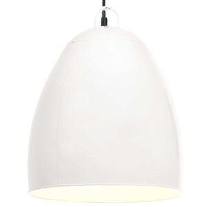 vidaXL industriel h&aelig;ngelampe 25 W rund 42 cm E27 hvid