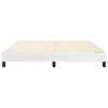 vidaXL Boxspring sengeramme 160x200 cm kunstlæder hvid