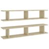 vidaXL v&aelig;ghylder 2 stk. 105x18x20 cm konstrueret tr&aelig; sonoma-eg