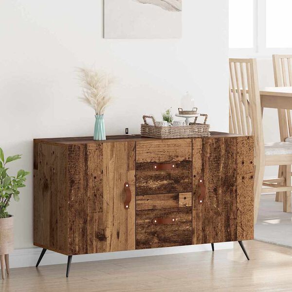 vidaXL Sideboard Gammelt tr&aelig; 100 x 36 x 60 cm Konstrueret tr&aelig;