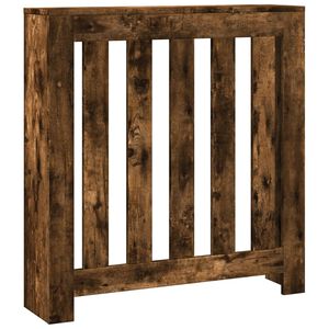 vidaXL radiatorskjuler 78x20x82 cm konstrueret tr&aelig; r&oslash;get egetr&aelig;sfarve