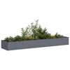 vidaXL plantekasse 360x80x40 cm st&aring;l antracitgr&aring;