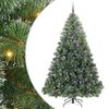 vidaXL Kunstigt juletr&aelig; med 300 LED'er Gr&oslash;n 240 cm PE og PVC