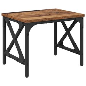 vidaXL Printerstand Gammelt tr&aelig; 40 x 30 x 31 cm Konstrueret tr&aelig;