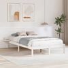 vidaXL Sengestel Hvid 120 x 190 cm Massiv fyrretr&aelig;