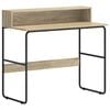 vidaXL Skrivebord med opbevaring Sonoma-eg 100 x 50 x 91 cm