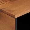 vidaXL Sofabord Brun 80 x 50 x 40 cm Massivt mangotr&aelig;
