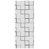 vidaXL Bruserullegardin 110x240 cm Stofbredde 106 cm