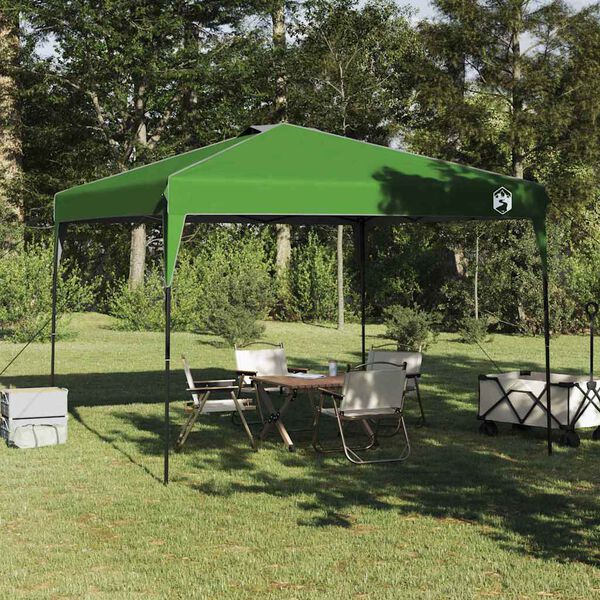vidaXL Pop-up canopy telt Grøn 300 x 300 cm Stof