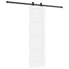 vidaXL Skyded&oslash;r ORKDAL 61 x 198,5 cm Konstrueret tr&aelig; Hvid og sort