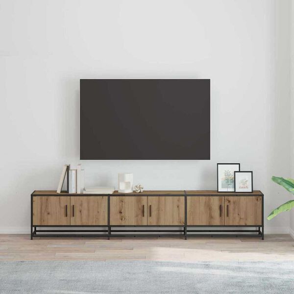 vidaXL TV Enheder 2 pcs Artisan Egetr&aelig; 210 x 35 x 41 cm