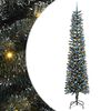 vidaXL Kunstigt juletr&aelig; med stativ Gr&oslash;n 240 cm PVC og plastik og st&aring;l