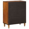 vidaXL Sideboard Valn&oslash;d 60 x 33 x 75 cm Massivt mangotr&aelig;