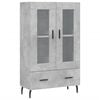 vidaXL skab 69,5x31x115 cm konstrueret tr&aelig; betongr&aring;