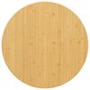 vidaXL bordplade &Oslash;70x2,5 cm bambus