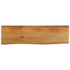vidaXL bordplade 110x40x2,5 cm naturlig kant massivt mangotr&aelig;