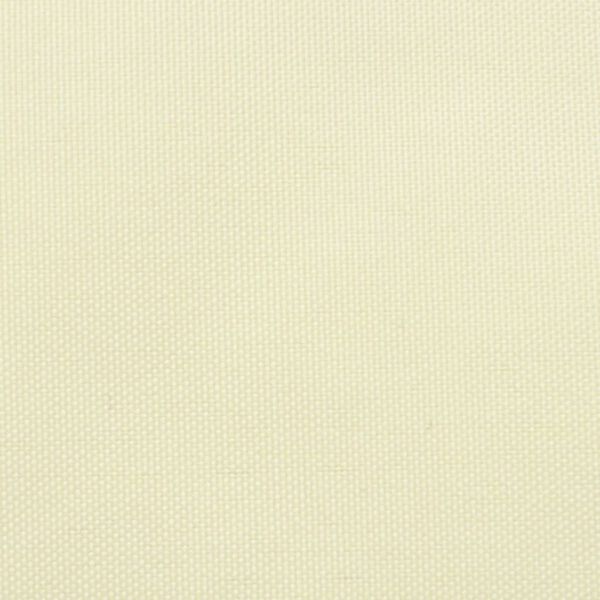 vidaXL solsejl 3/5x4 m trapezformet oxfordstof cremefarvet