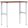 vidaXL arbejdsb&aelig;nk 100x60x(71,5-98) cm massivt egetr&aelig; rektangul&aelig;r