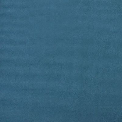 vidaXL sofa til børn 70x45x33 cm velour blå