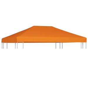 vidaXL pavillontopd&aelig;kke 310 g/m&sup2; 4 x 3 m orange