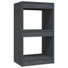 vidaXL bogreol 40x30x71,5 cm massivt fyrretr&aelig; gr&aring;