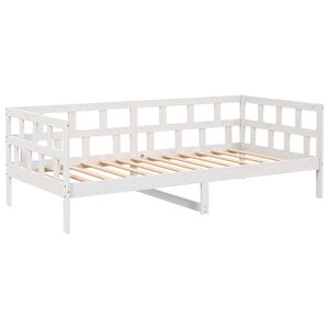 vidaXL daybed 90x190 cm massivt fyrretr&aelig; hvid