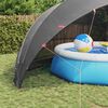 vidaXL Pool Dome Sort 592 x 590 x 275 cm