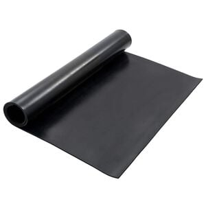 vidaXL Gulvm&aring;tte Sort 1,2 x 2 m Gummi