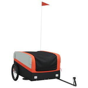 vidaXL cykelanh&aelig;nger 45 kg jern sort og orange