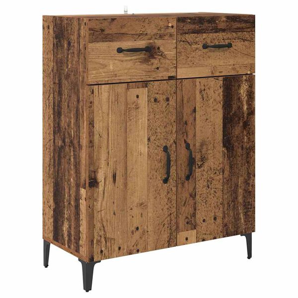 vidaXL Sideboard Gammelt tr&aelig; 69,5 x 34 x 90 cm Konstrueret tr&aelig;
