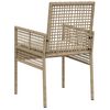 vidaXL Have Stol 2 pcs Beige 53 x 60 x 85 cm polyrattan