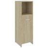 vidaXL badev&aelig;relsesskab 30x30x95 cm konstrueret tr&aelig; sonoma-eg