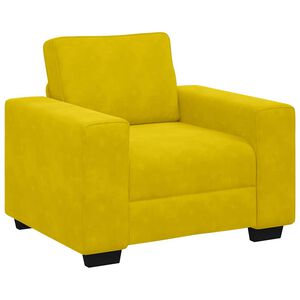vidaXL sofastol 100x77x82 cm fl&oslash;jl gul