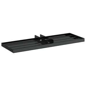 vidaXL Havel&aelig;gningsgreb Sort 75 x 25 x 6 cm Pulverlakeret st&aring;l
