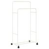 vidaXL T&oslash;jstativ Ensfarvet Hvid 80 x 53 x 156 cm