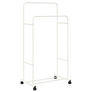 vidaXL T&oslash;jstativ Hvid 80 x 53 x 156 cm