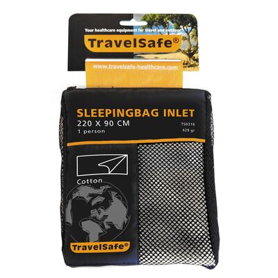 Travelsafe lagenpose til rektangulær sovepose bomuld TS0316