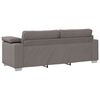 vidaXL Sofa Gr&aring;brun Samlede dimensioner: 219 x 80 x 80 cm (B x D x H)