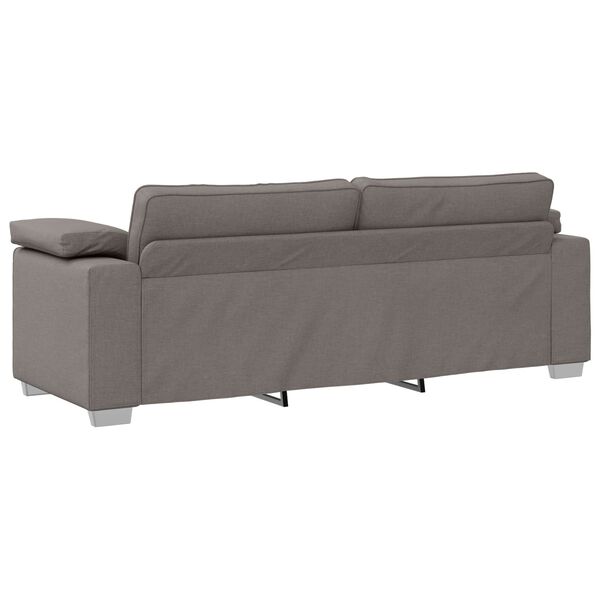 vidaXL Sofa Gr&aring;brun Samlede dimensioner: 219 x 80 x 80 cm (B x D x H)